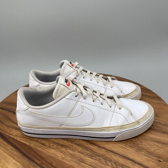Nike Other - Nike Court Legacy Next Nature Shoes Mens Size 10 White Leather Tennis Lifestyle